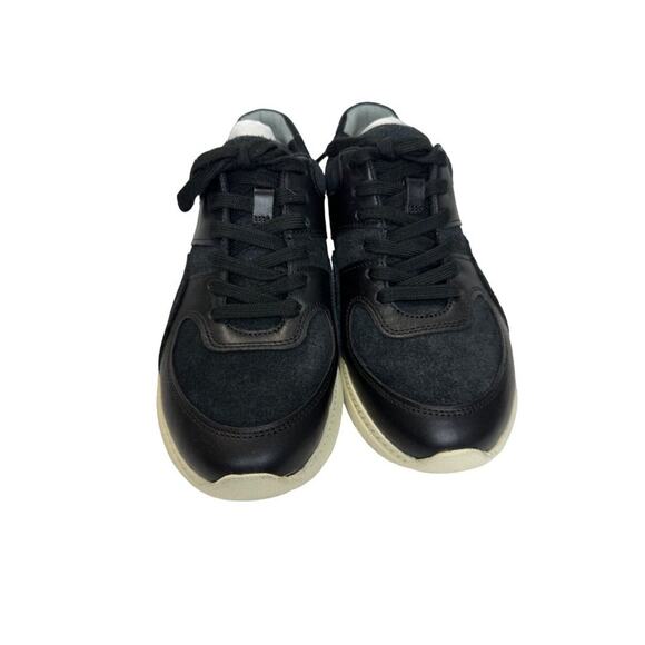 Everlane The Trainer Leather Sneaker Unisex W 7 M 5 Black New Without Box - Picture 3 of 7